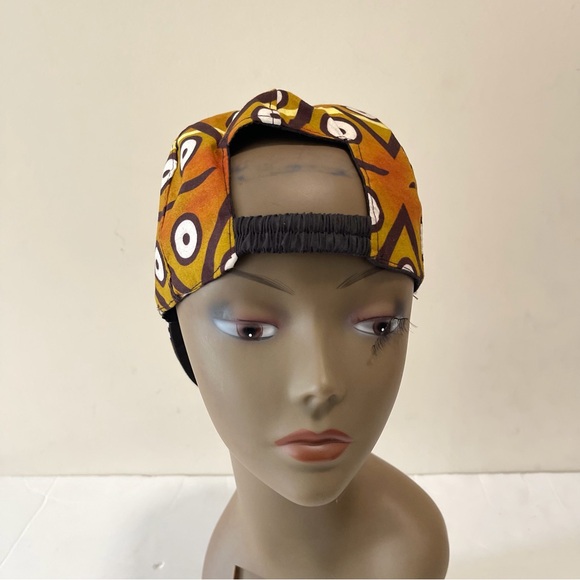 African Print Ankara Handmade Multicolor Bohemian Baseball Cap - Picture 7 of 14